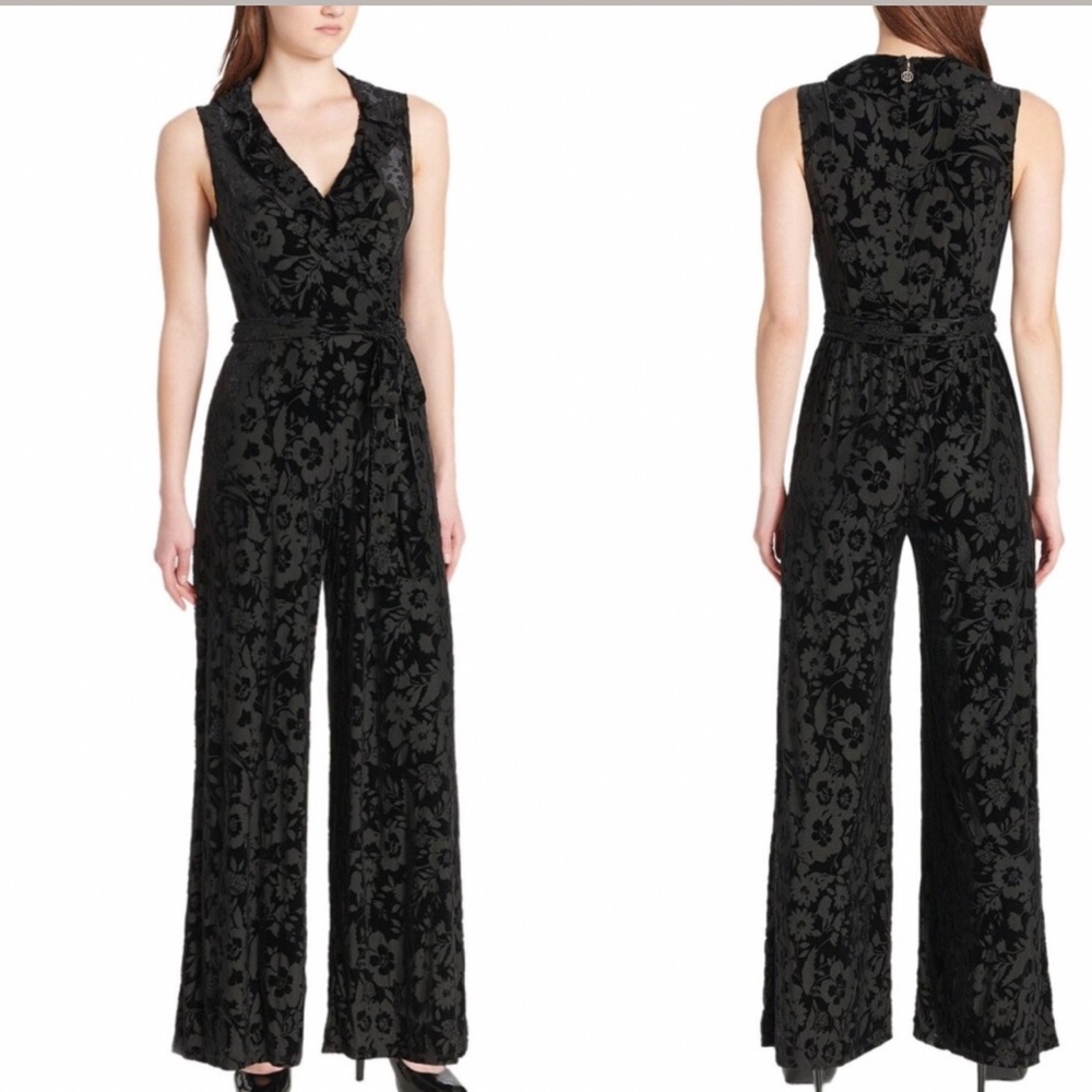 🖤Tommy Hilfiger Velvet Burnout Jumpsuit in…